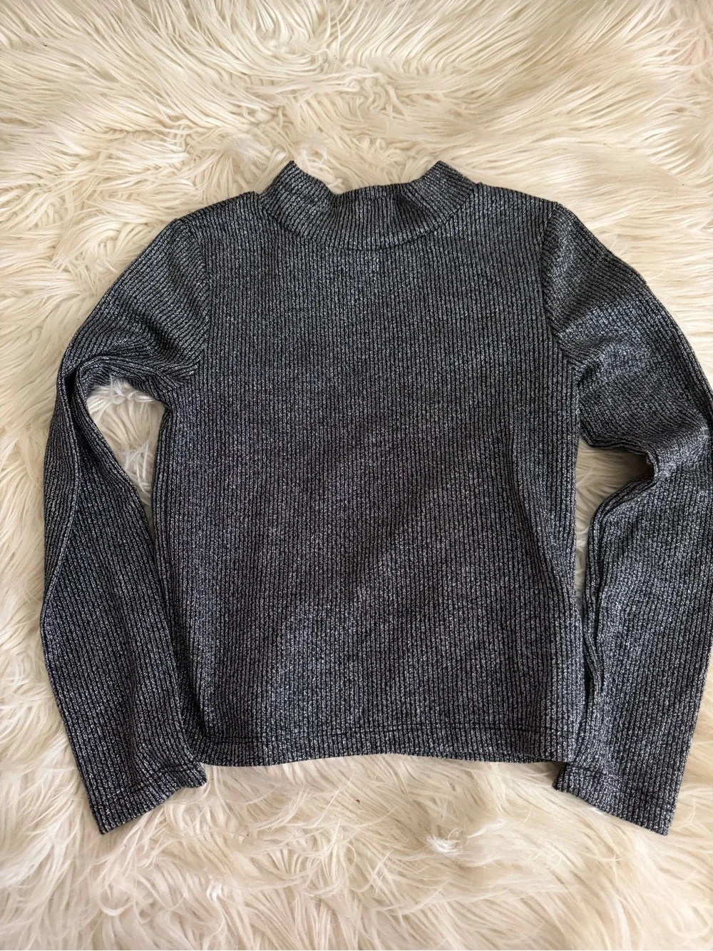 Gap Kids Grey Mock Neck Top